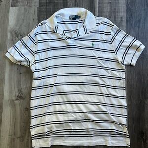 Polo by Ralph Lauren White Striped Men's Shirt